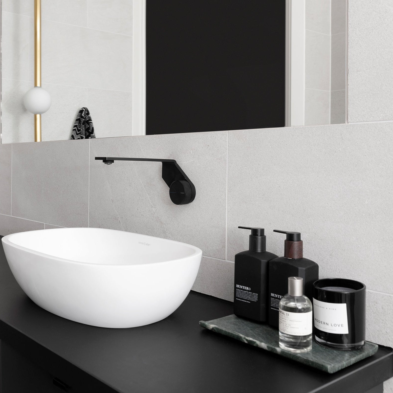 PHOENIX AXIA WALL BASIN / BATH MIXER SET 200MM CHROME