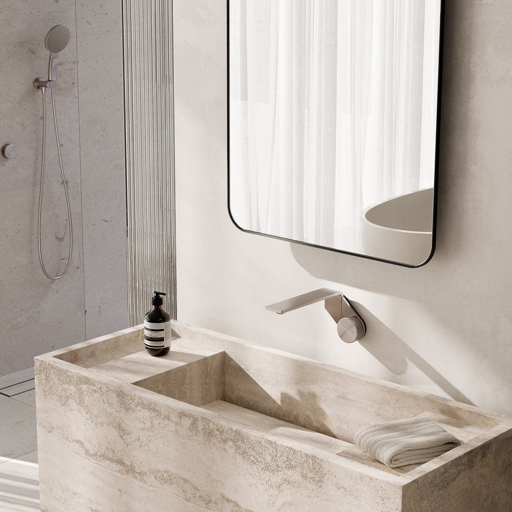 PHOENIX AXIA WALL BASIN / BATH MIXER SET 200MM CHROME