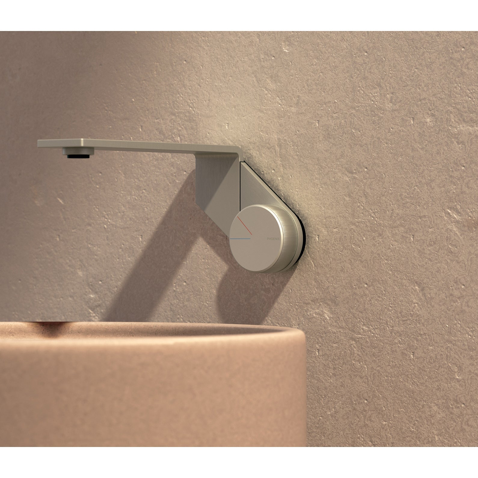 PHOENIX AXIA WALL BASIN / BATH MIXER SET 200MM CHROME
