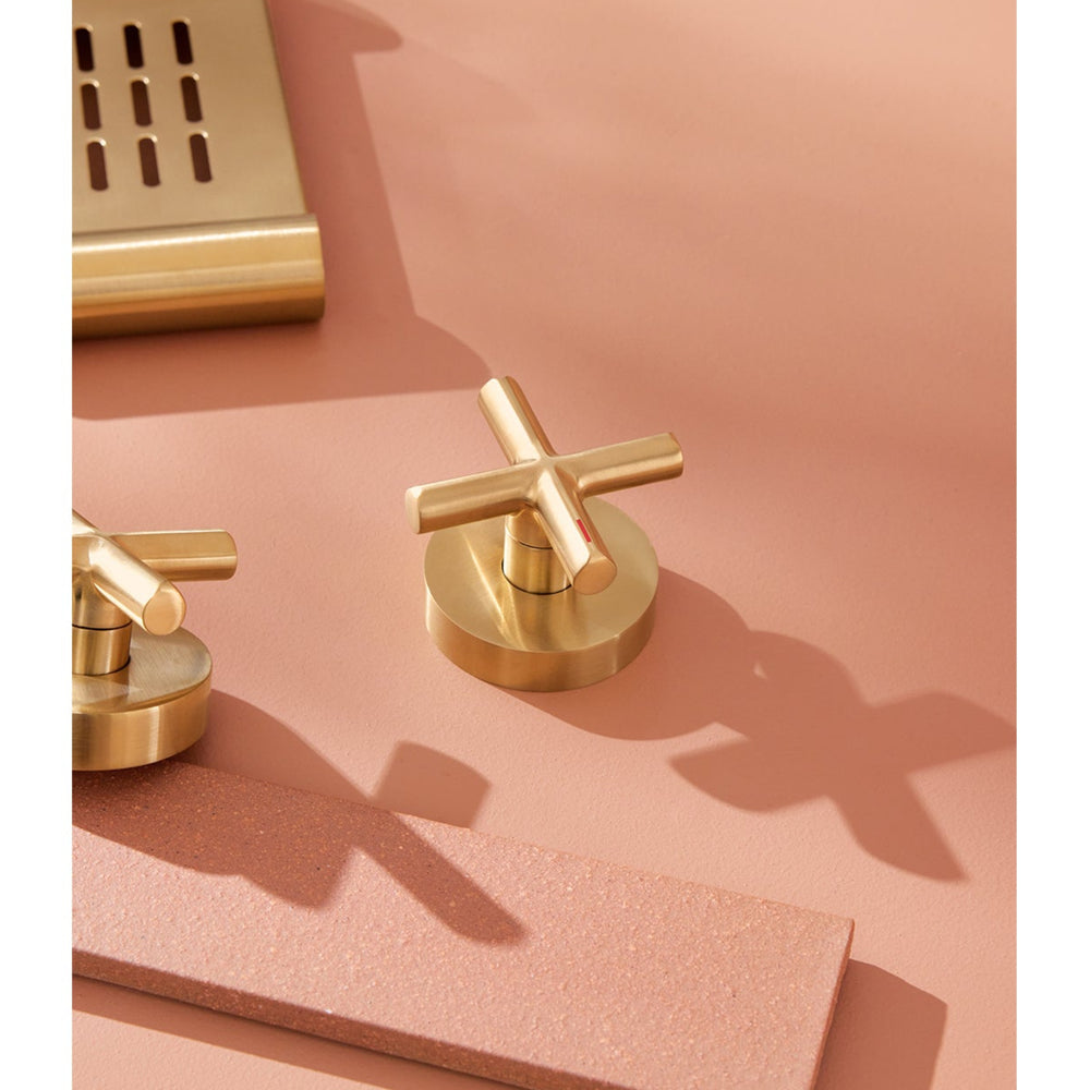 PHOENIX VIVID SLIMLINE PLUS WALL TOP ASSEMBLIES BRUSHED GOLD