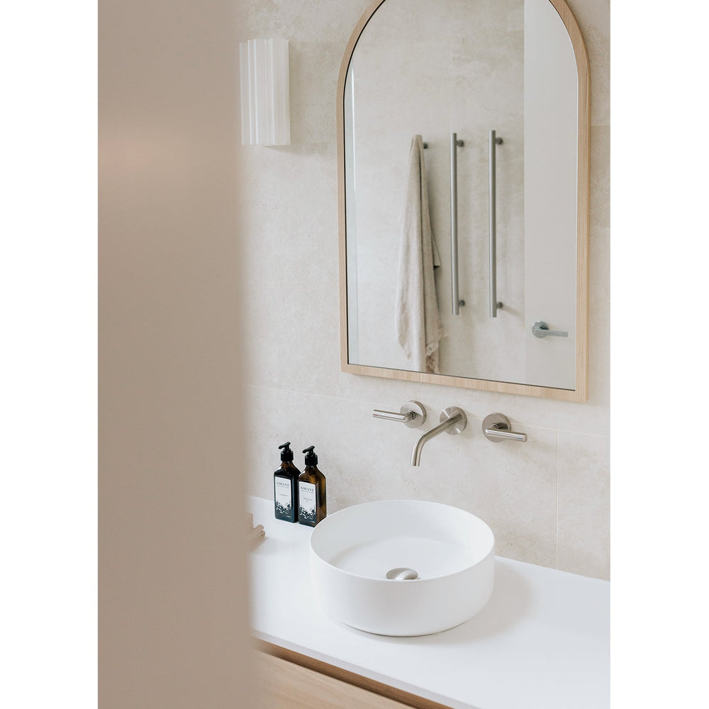 PHOENIX VIVID SLIMLINE LEAD FREE PLUS LEVER WALL TOP ASSEMBLIES BRUSHED NICKEL