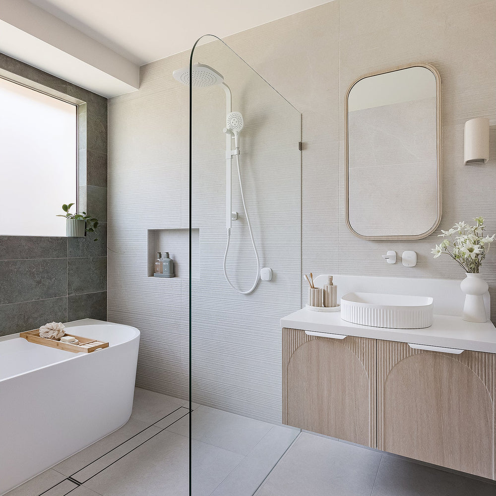 PHOENIX NUAGE TWIN SHOWER MATTE WHITE