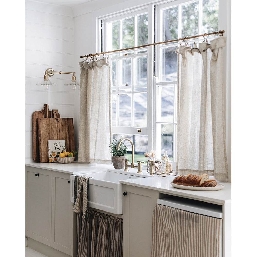 PHOENIX CROMFORD LEAD FREE EXPOSED SINK SET 325MM BRUSHED GOLD