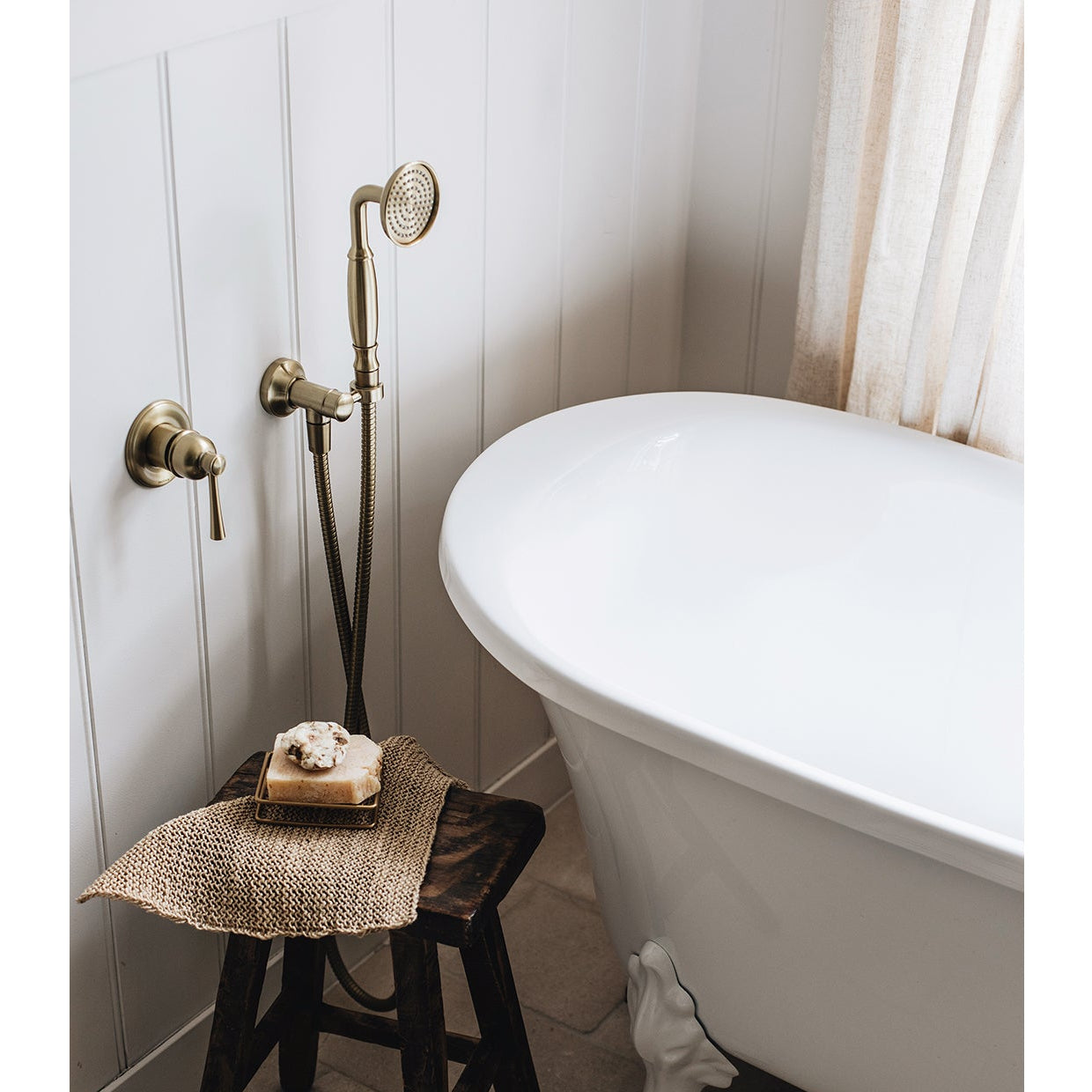PHOENIX CROMFORD SWITCHMIX LEAD FREE SHOWER AND WALL MIXER BRUSHED GOLD