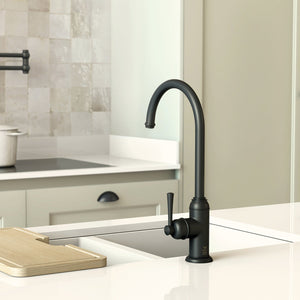 PHOENIX CROMFORD SINK MIXER 363MM MATTE BLACK