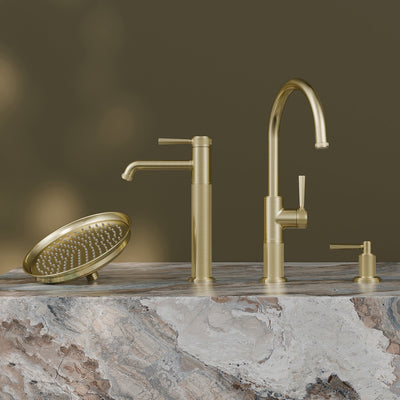 PHOENIX WILTERN LEAD FREE VESSEL MIXER 273MM BRUSHED GOLD