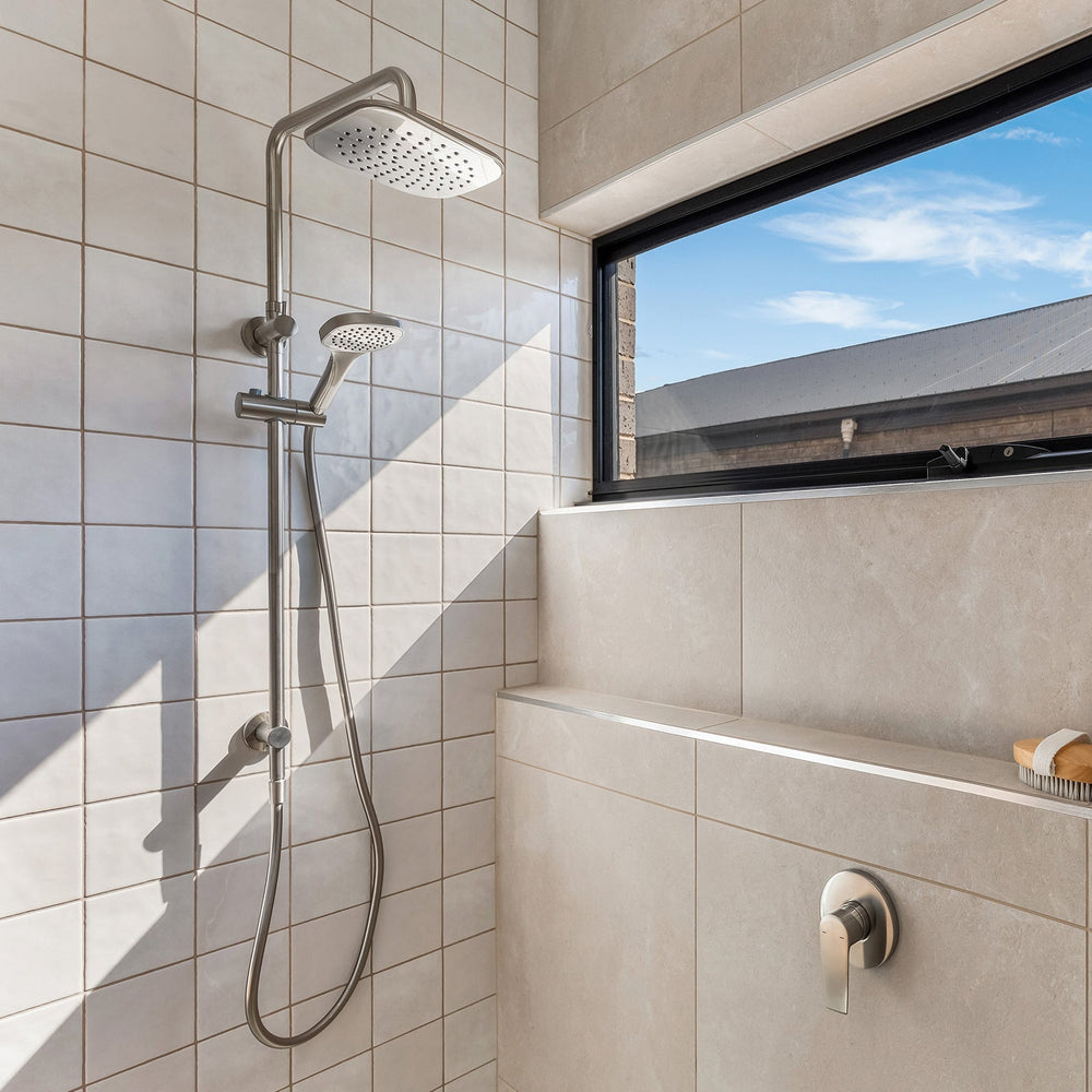 PHOENIX TEVA TWIN SHOWER BRUSHED NICKEL