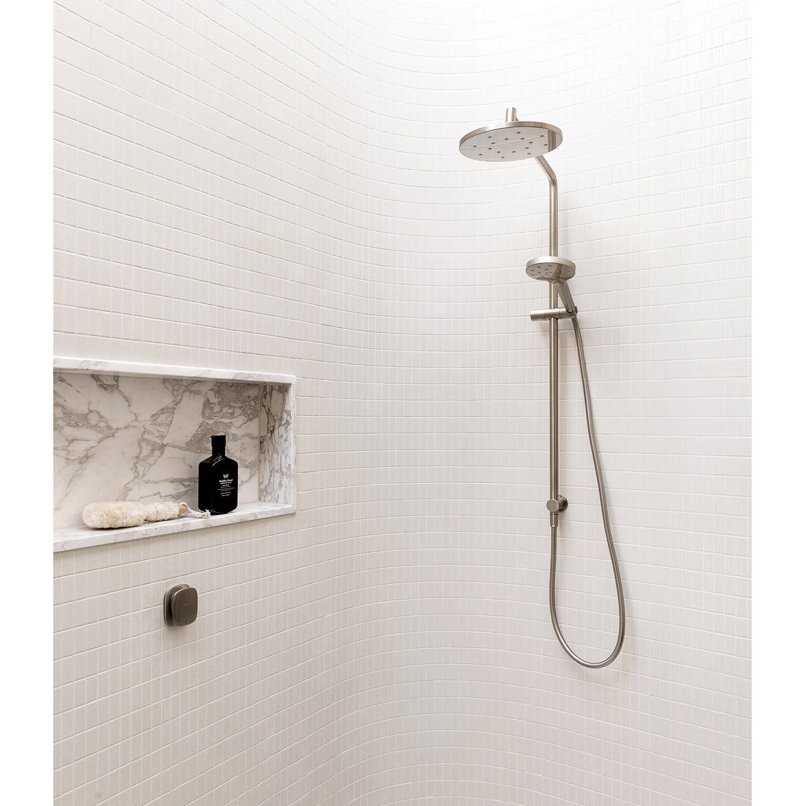 PHOENIX NUAGE LEAD FREE SHOWER / WALL MIXER BRUSHED NICKEL