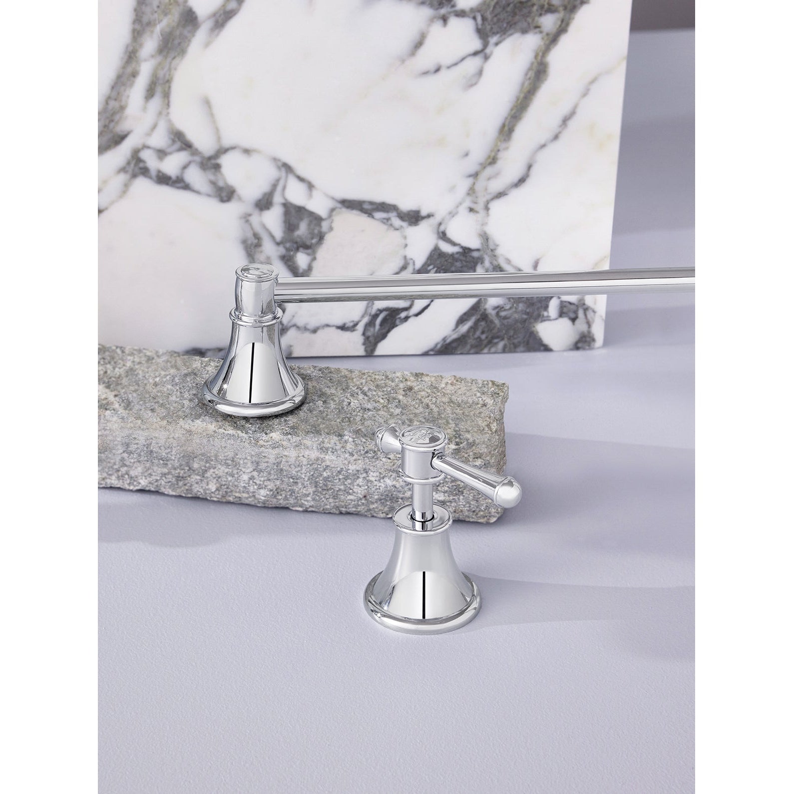 PHOENIX NOSTALGIA LEAD FREE LEVER WALL TOP ASSEMBLIES CHROME
