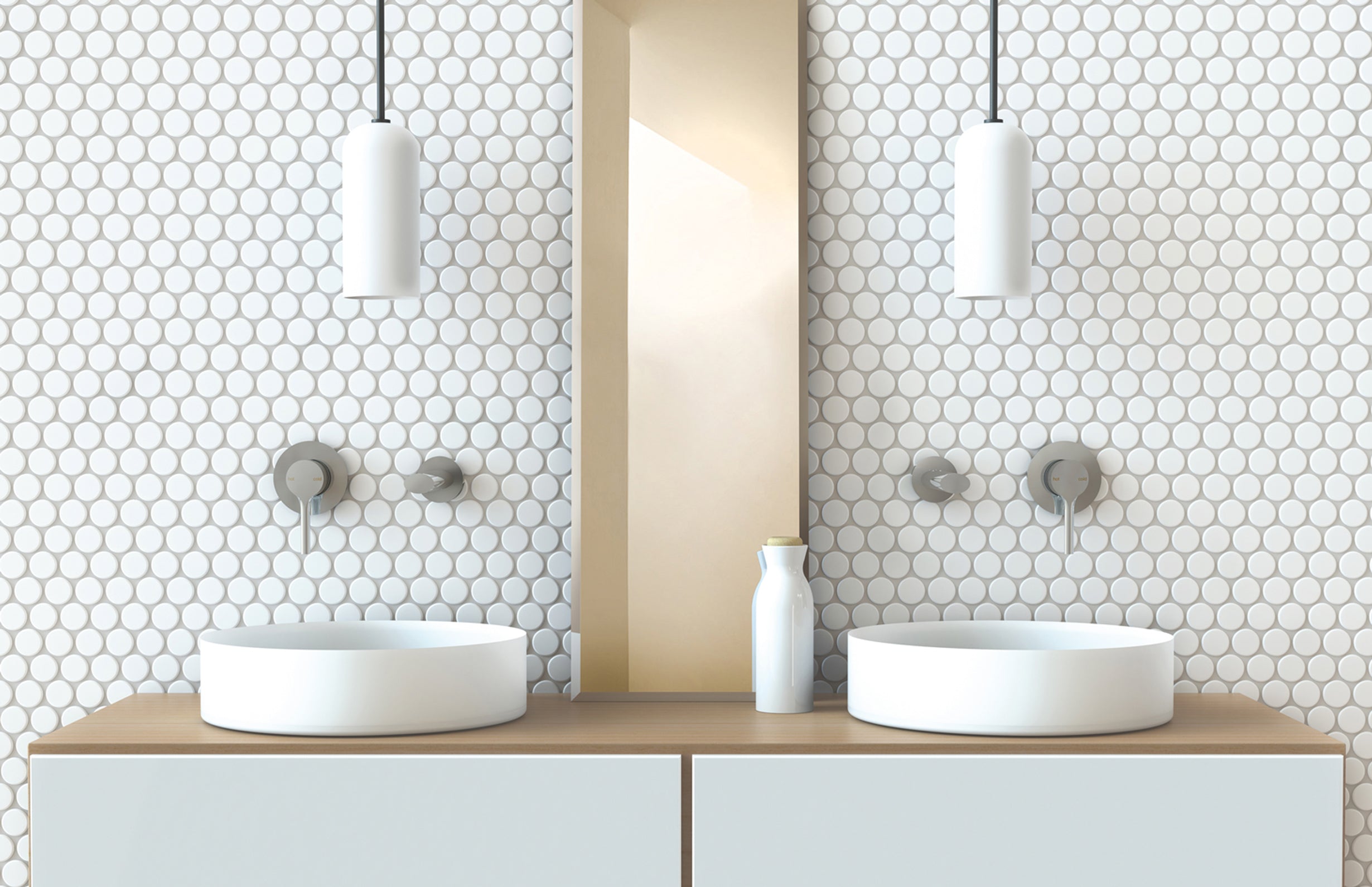 PHOENIX VIVID SLIMLINE OVAL SWITCHMIX SHOWER / WALL MIXER FIT-OFF AND ROUGH-IN KIT CHROME