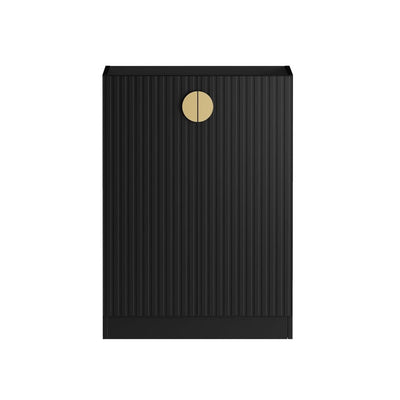 OTTI MARLO MATTE BLACK 650MM MINI LAUNDRY SET WITH STONE TOP & SINK