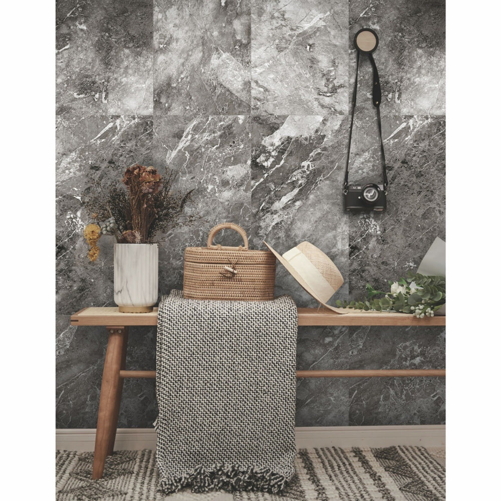 MUSES MISTERY DARK GREY MATTE 300X600MM RECTANGULAR TILE (PER BOX)