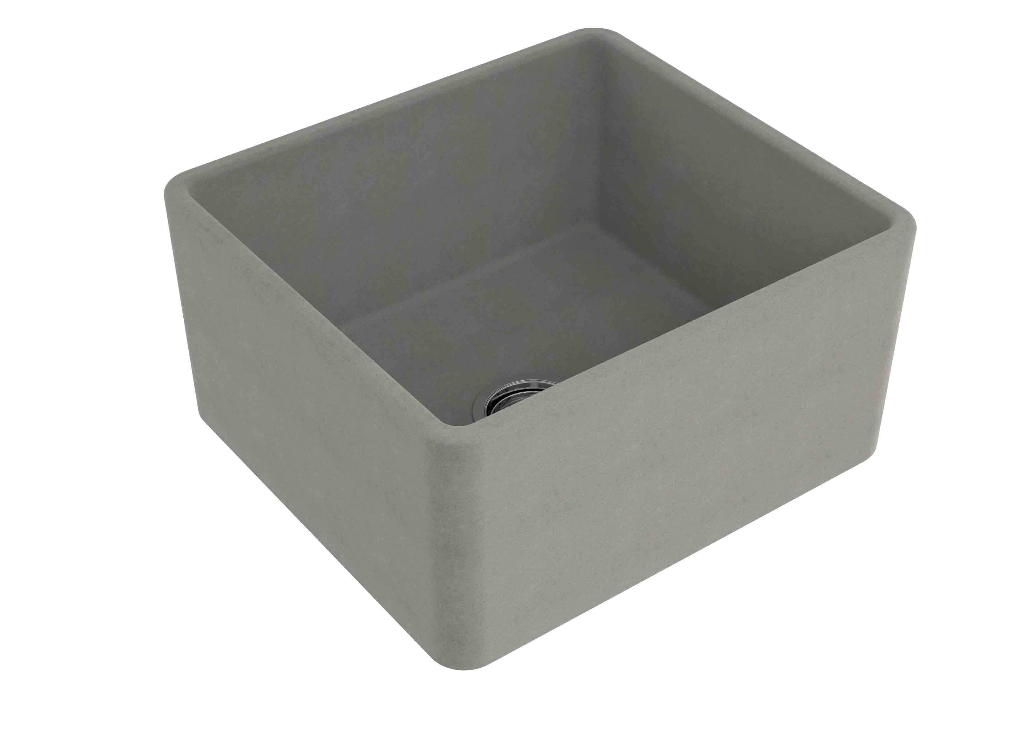 TURNER HASTINGS NOVI FARMHOUSE BUTLER SINK CONCRETE LOOK 500MM