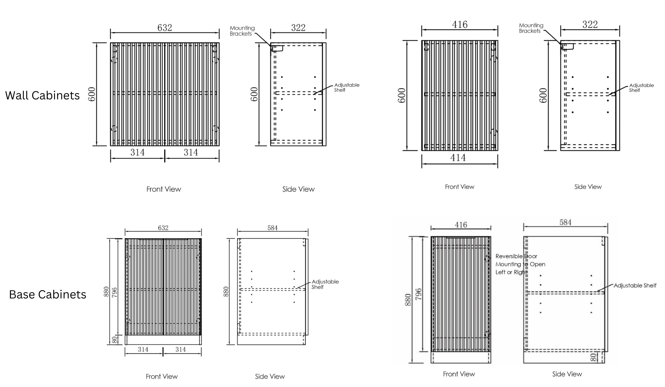 OTTI NOOSA MATTE WHITE 1715MM LAUNDRY AND WALL CABINET WITH STONE TOP & SINK (PACKAGE-A)