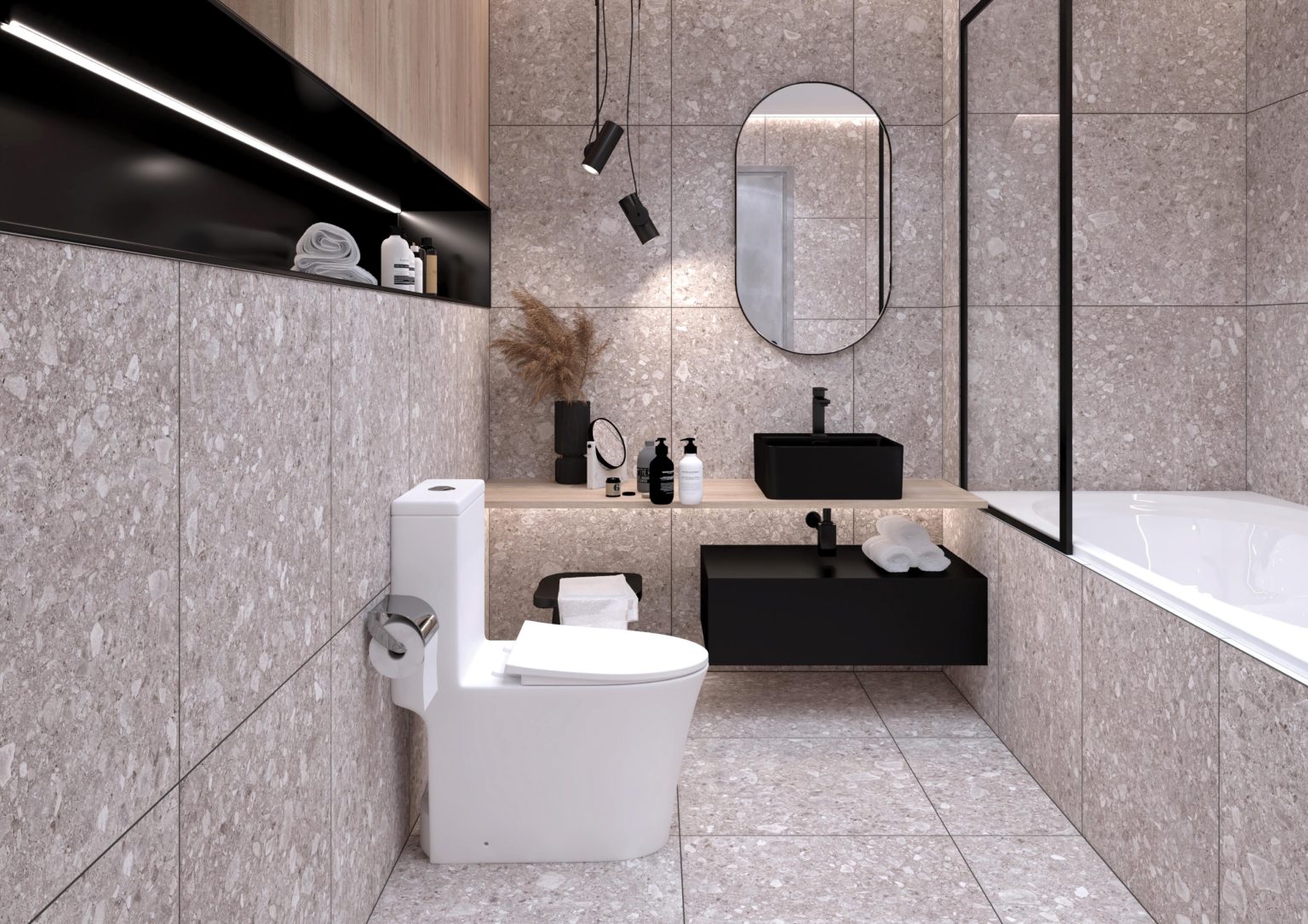 NIRO GRANITE PEDREGAL CEPPO MATTE 600X600MM SQUARE TILE (PER BOX)