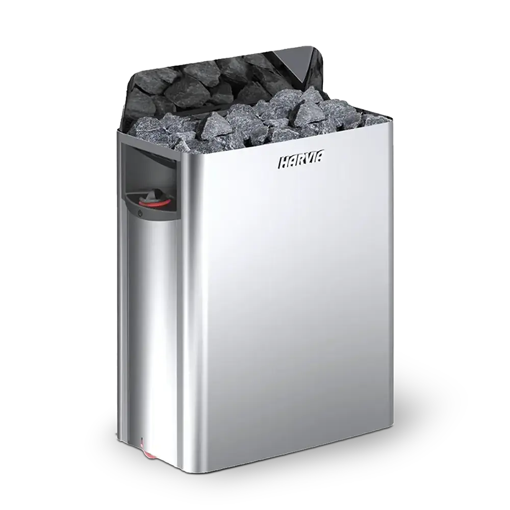 HARVIA MANUAL SILVER WALL HEATER 6KW - SW60