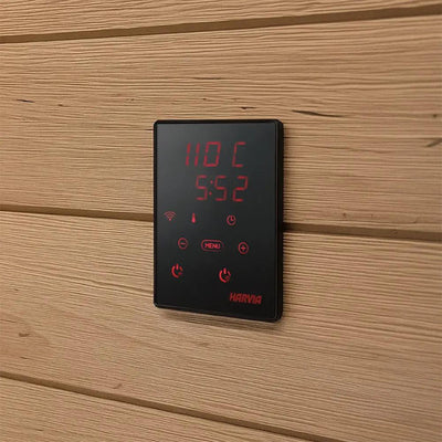 HARVIA XENIO WIFI TOUCH SCREEN RECTANGLE MOUNTED KIT BLACK