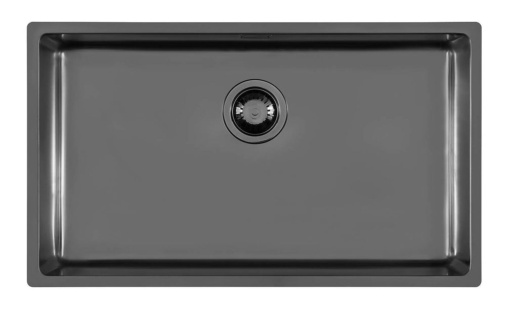 Linsol Foster KE Sink Undermount Foster Brushed Gunmetal 750mm