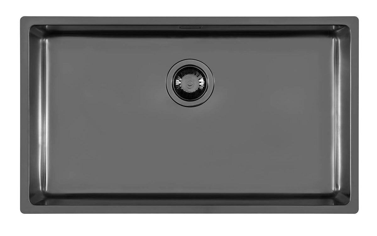Linsol Foster KE Sink Undermount Foster Brushed Gunmetal 750mm