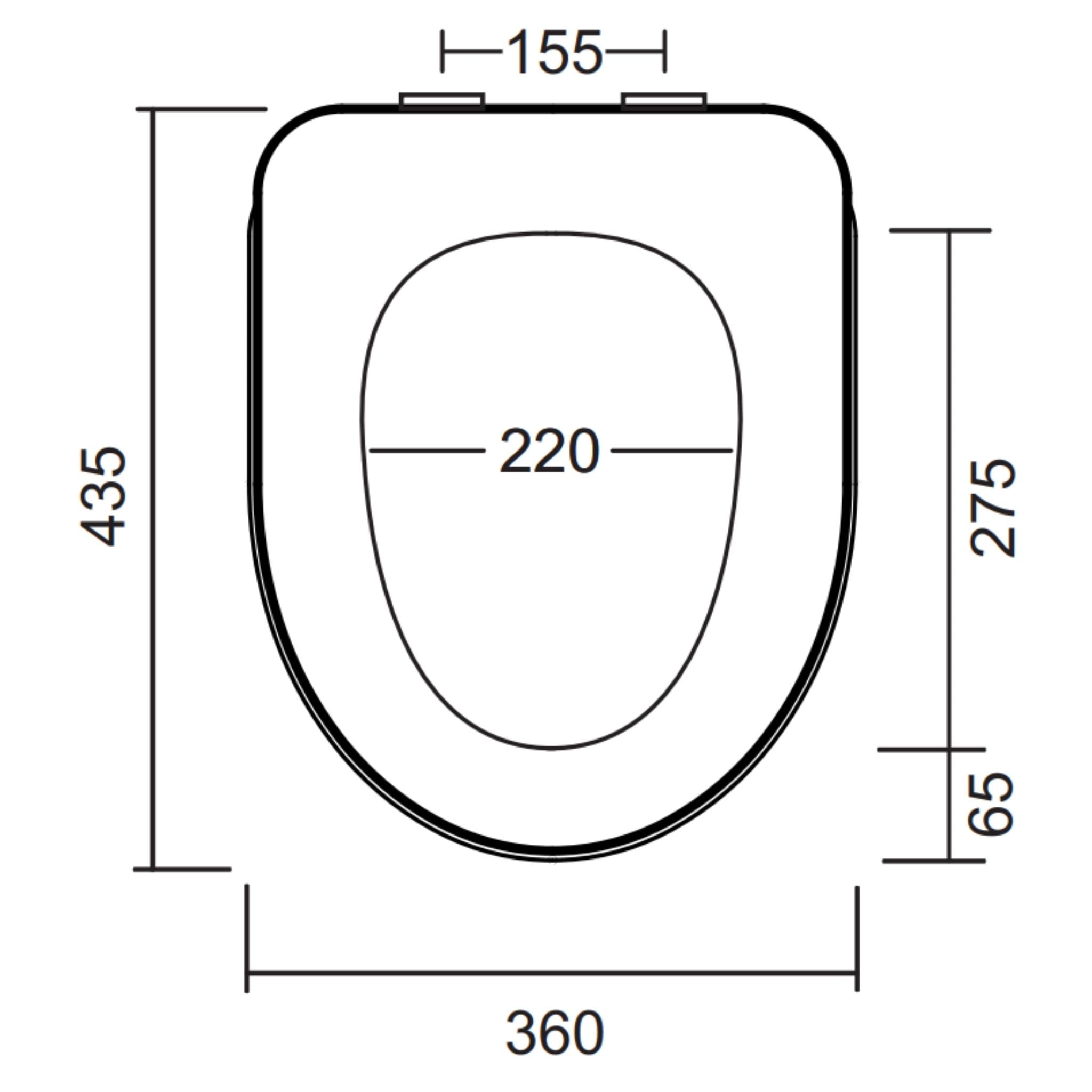 JOHNSON SUISSE DELUXE TOILET SEAT WHITE