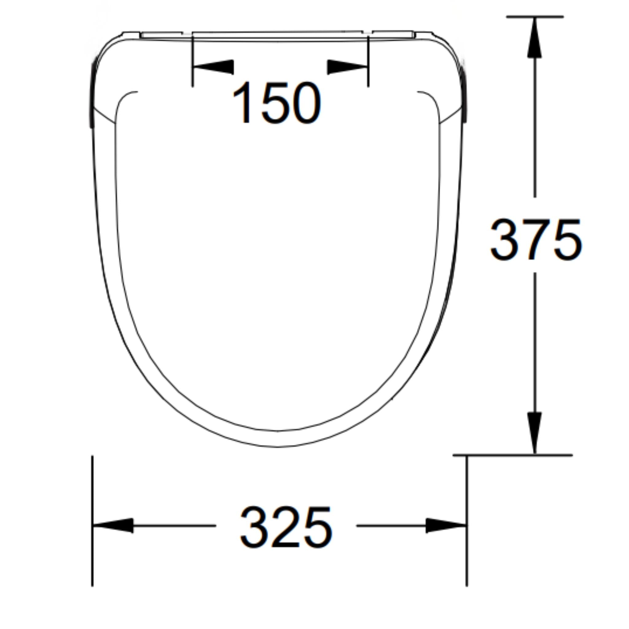 JOHNSON SUISSE EGG JUNIOR TOILET SEAT WHITE