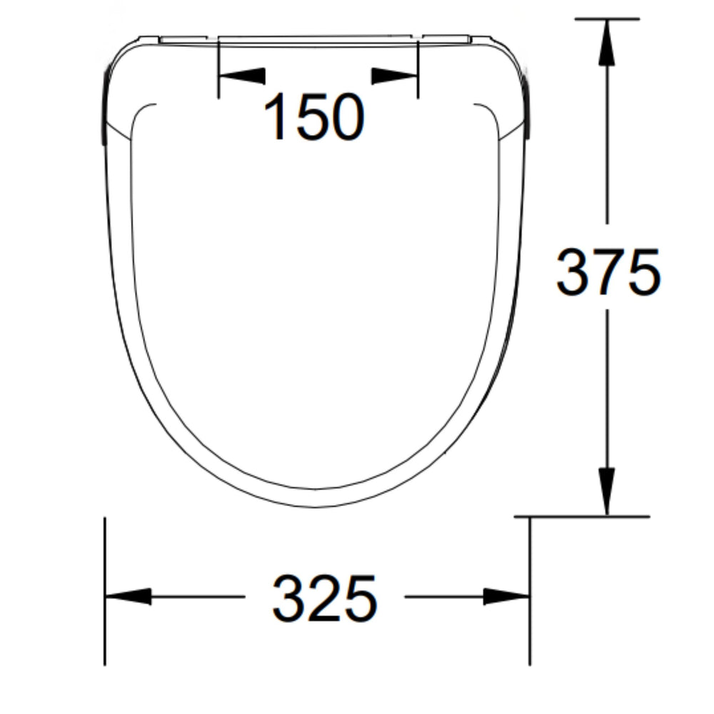 JOHNSON SUISSE EGG JUNIOR TOILET SEAT WHITE