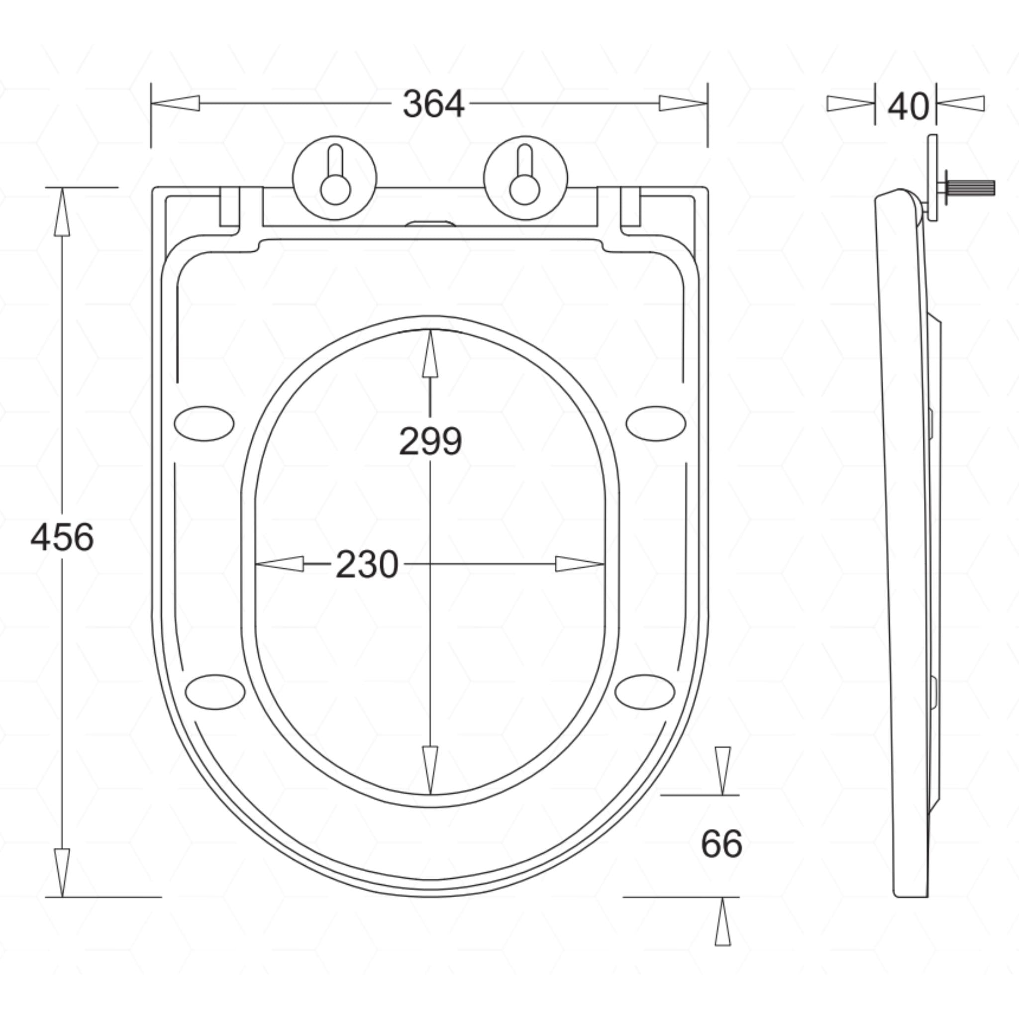 JOHNSON SUISSE VENEZIA TOILET SEAT WHITE