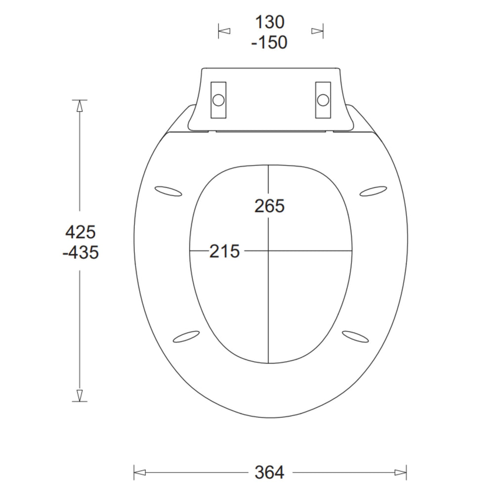 JOHNSON SUISSE SELECT/PLAZA DELUXE LINK TOILET SEAT WHITE