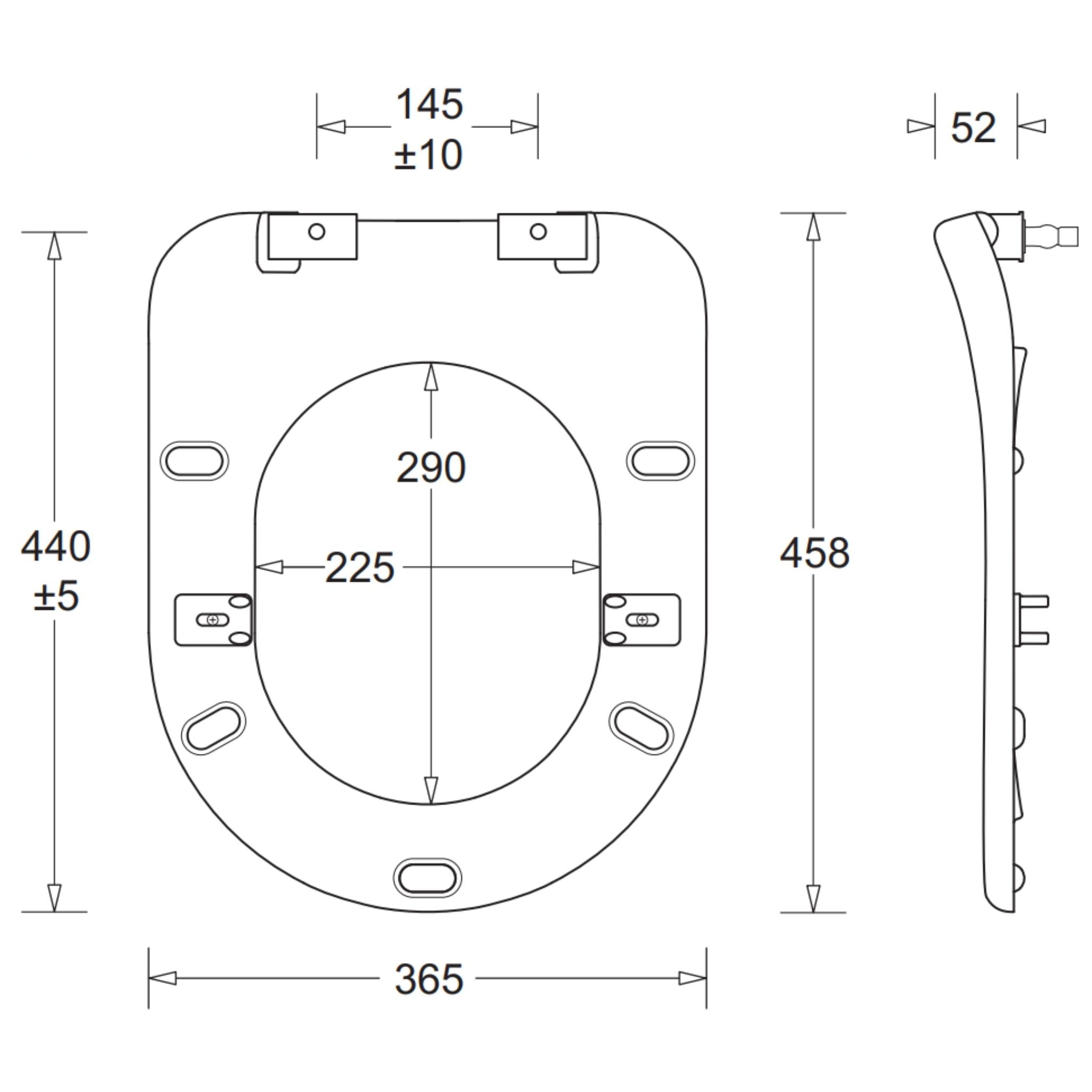 JOHNSON SUISSE LIFE ASSIST SINGLE FLAP TOILET SEAT
