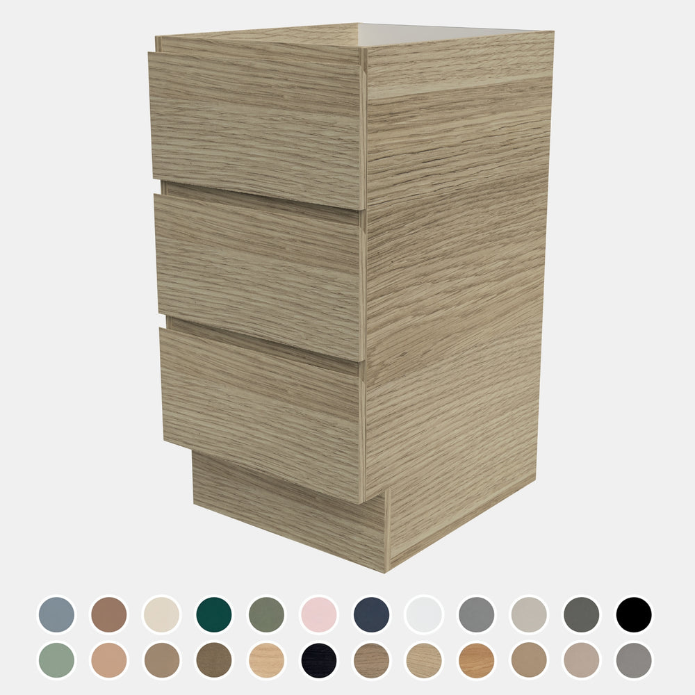 TIMBERLINE CUSTOM LAUNDRY BASE CABINET 450MM WITH 3 DRAWERS