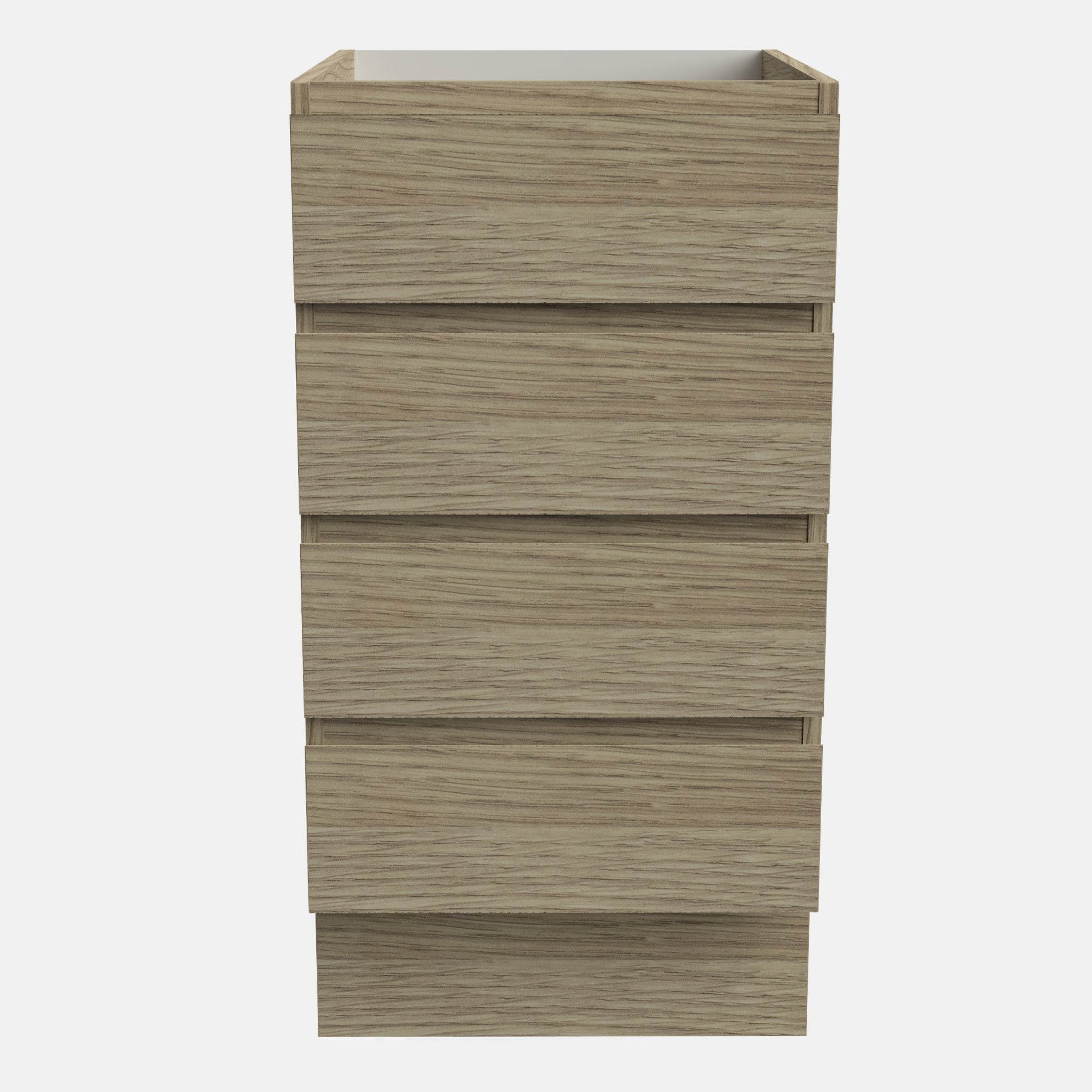 TIMBERLINE CUSTOM LAUNDRY BASE CABINET 450MM WITH 4 DRAWERS