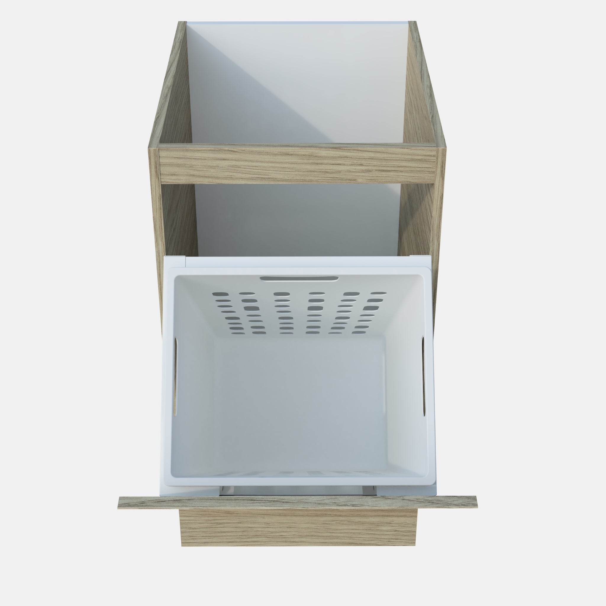 TIMBERLINE CUSTOM LAUNDRY BASE CABINET 450MM WITH FLIP-DOWN BASKET