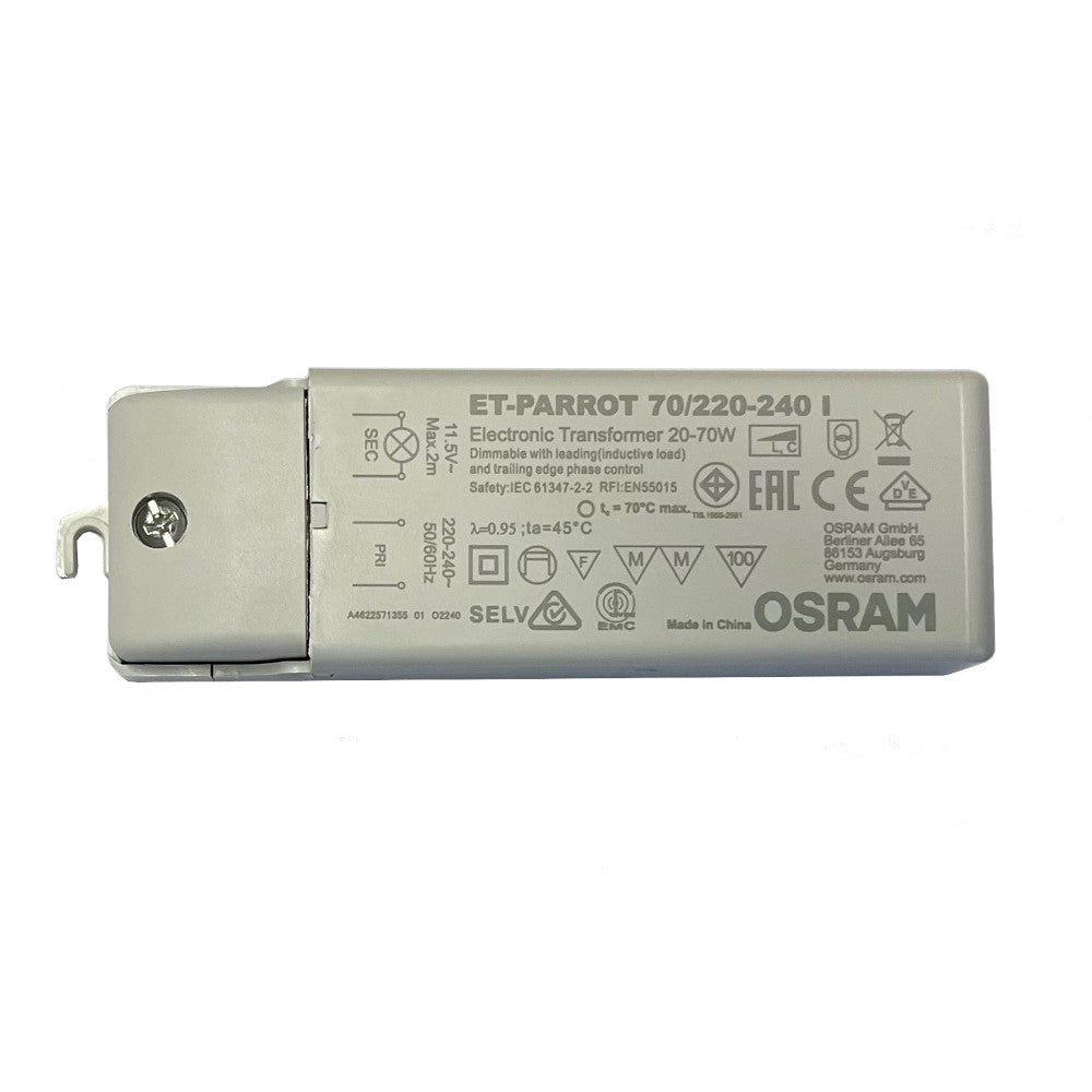 RADIANT HEATING SINGLE LOW VOLTAGE TRANSFORMER OR DRIVER (WILL TAKE UP TO 4 RAILS)