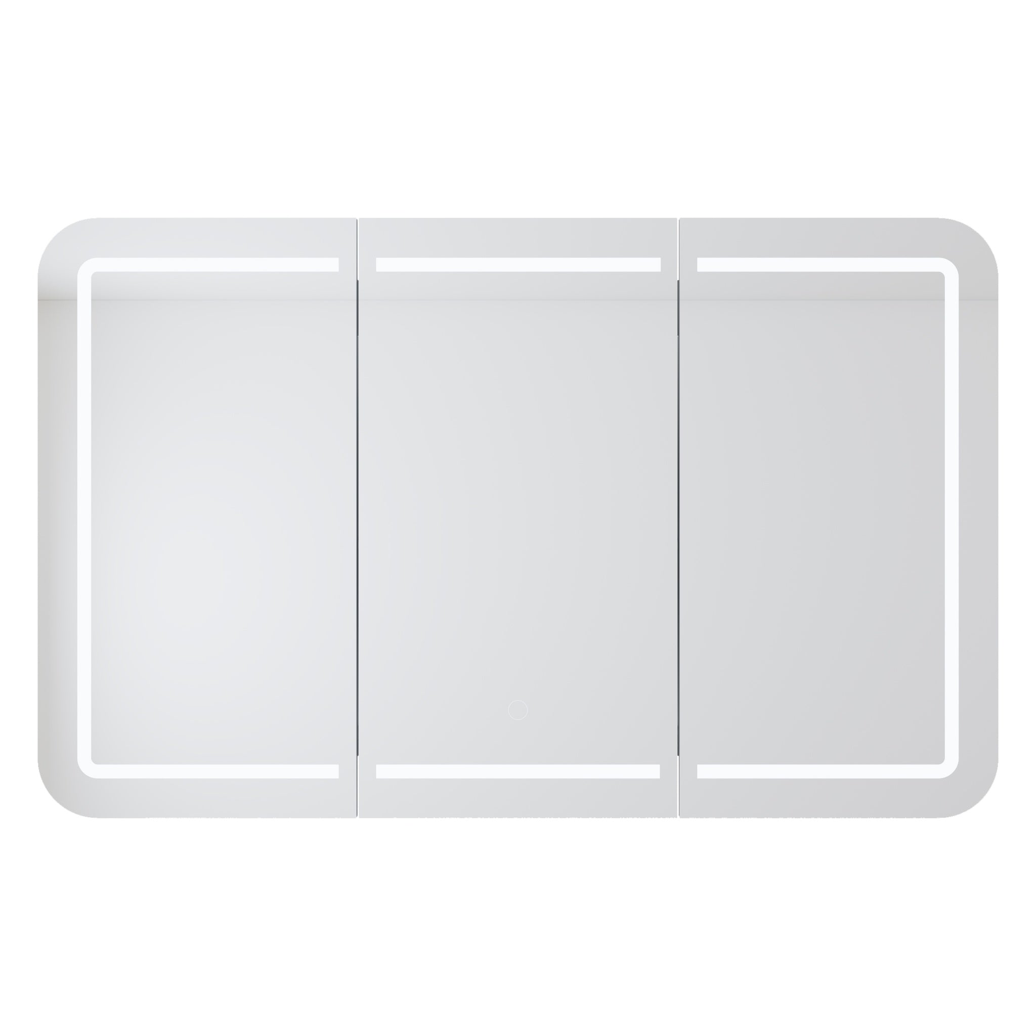 VITO LED PVC MIRROR SHAVING CABINET 1200X750MM