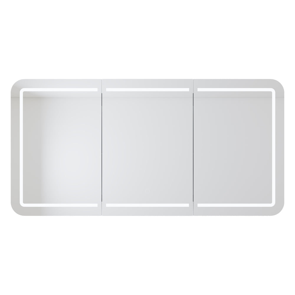 VITO LED PVC MIRROR SHAVING CABINET 1500X750MM
