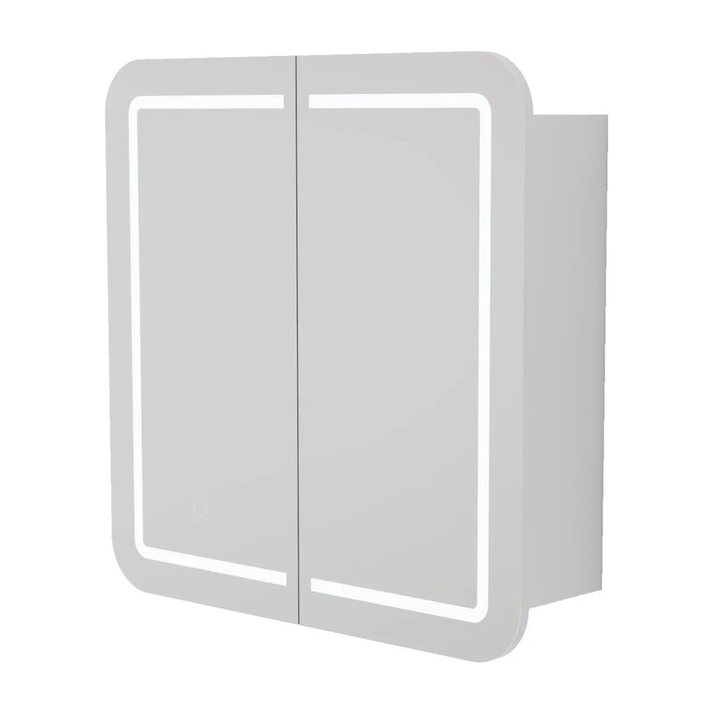 VITO LED PVC MIRROR SHAVING CABINET 750X750MM