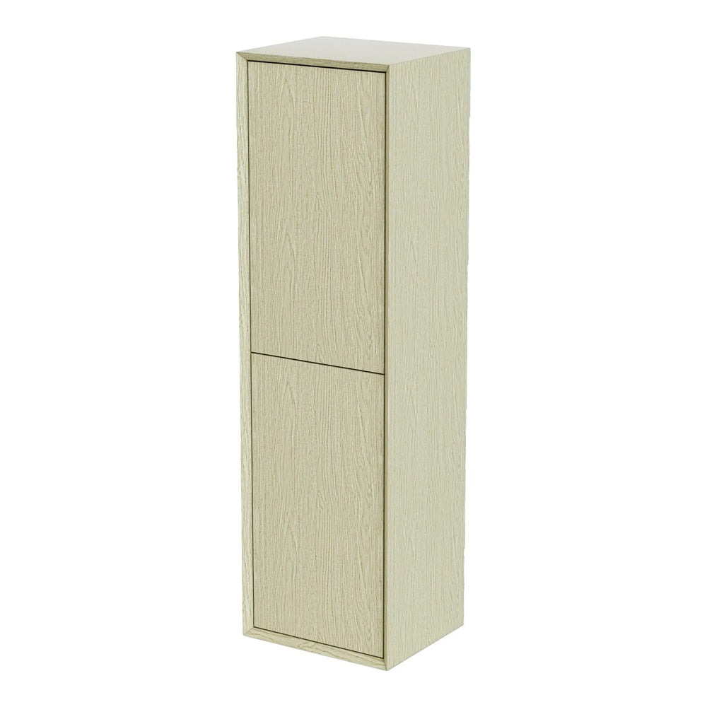 VITO WALL HUNG TALL BOY COASTAL OAK 350MM X 1200MM