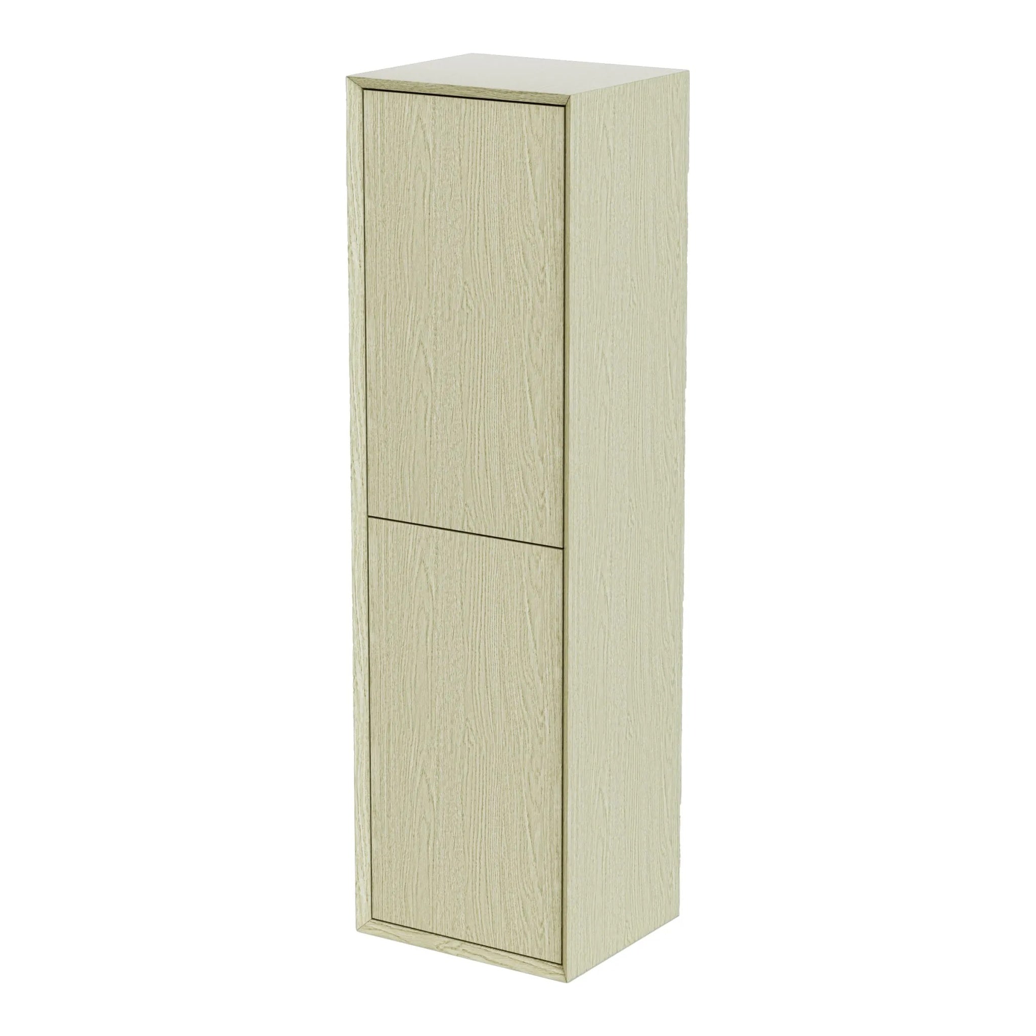 VITO WALL HUNG TALL BOY COASTAL OAK 350MM X 1200MM