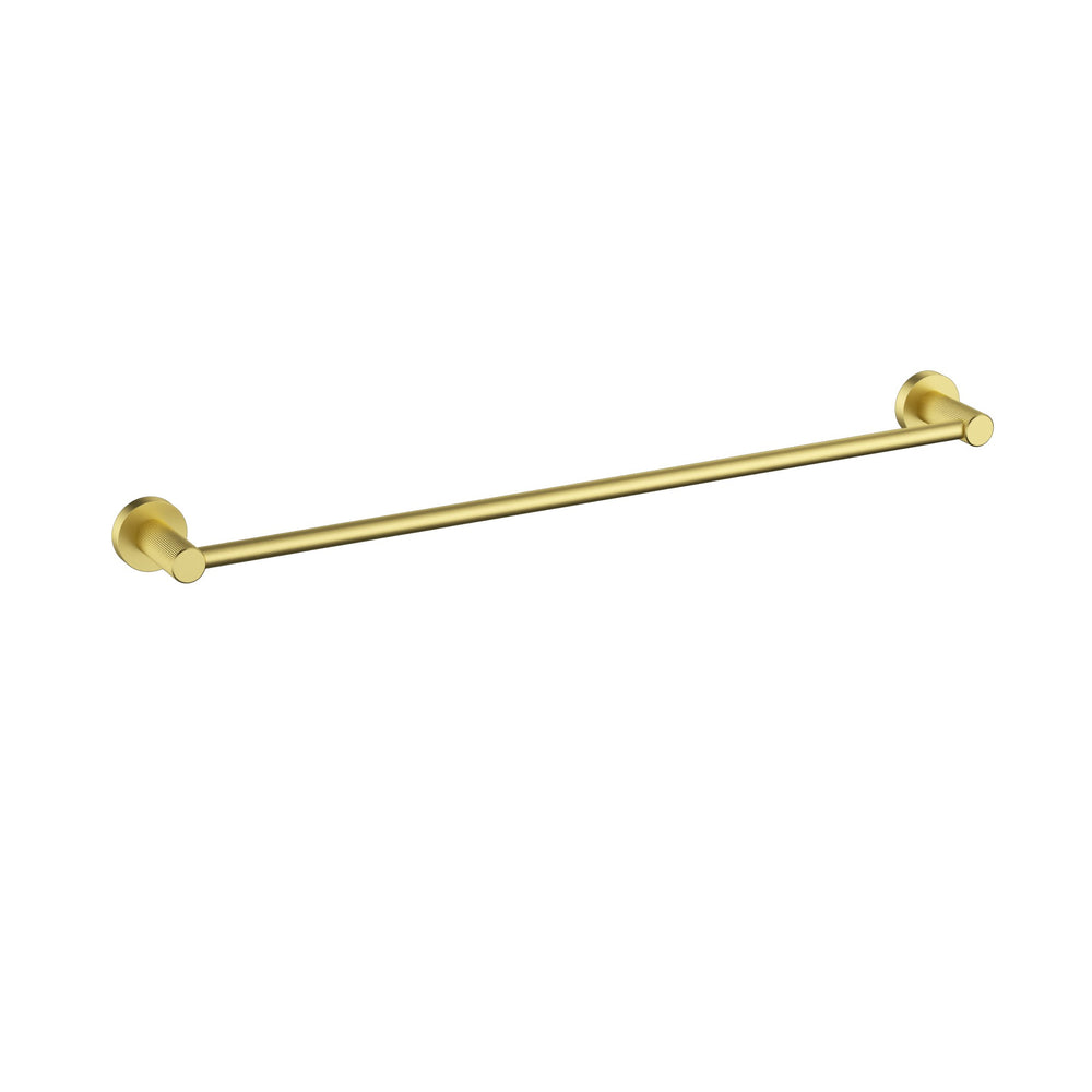 IKON LINIE NON-HEATED SINGLE TOWEL RAIL BRUSHED GOLD 600MM AND 800MM