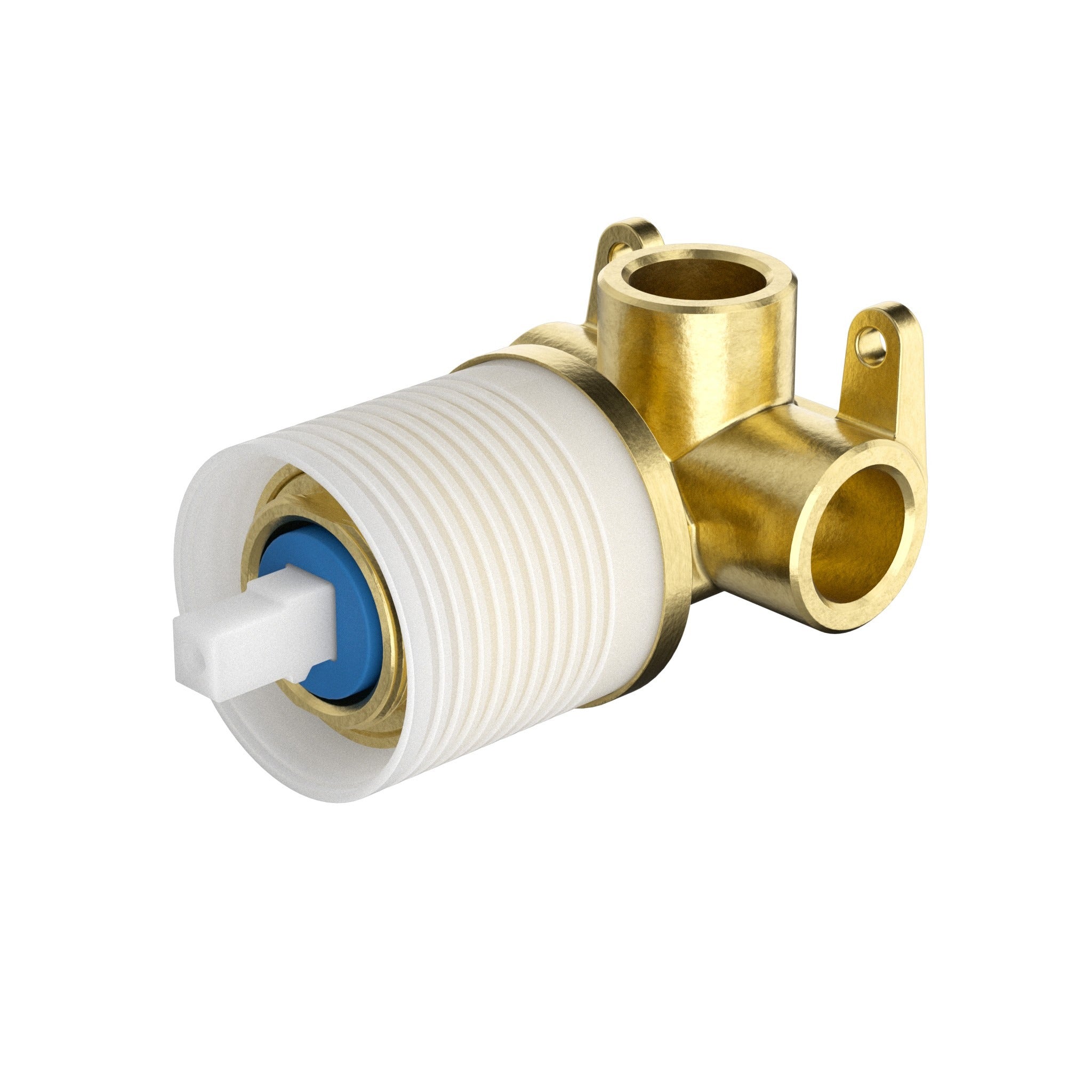 IKON CLASICO WALL MIXER TRIM KITS WITH ROUGH IN BODY 115MM BRUSHED NICKEL