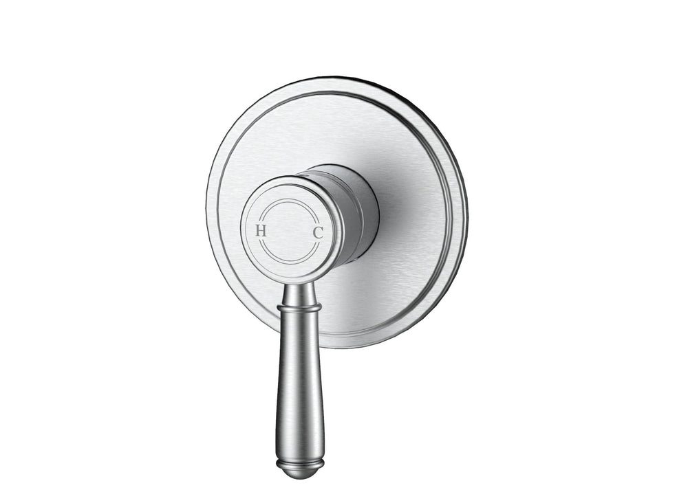 IKON CLASICO WALL MIXER TRIM KITS WITH ROUGH IN BODY 115MM BRUSHED NICKEL