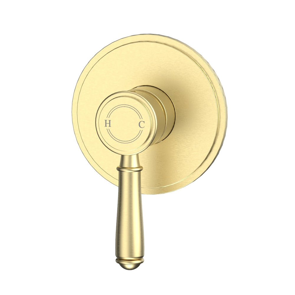 IKON CLASICO LEAD FREE WALL MIXER TRIM KITS WITH ROUGH IN BODY 115MM BRUSHED GOLD