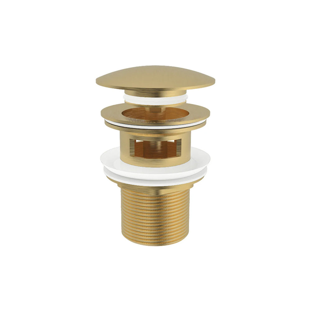 FIENZA POP-UP OVERFLOW BASIN WASTE 32MM URBAN BRASS