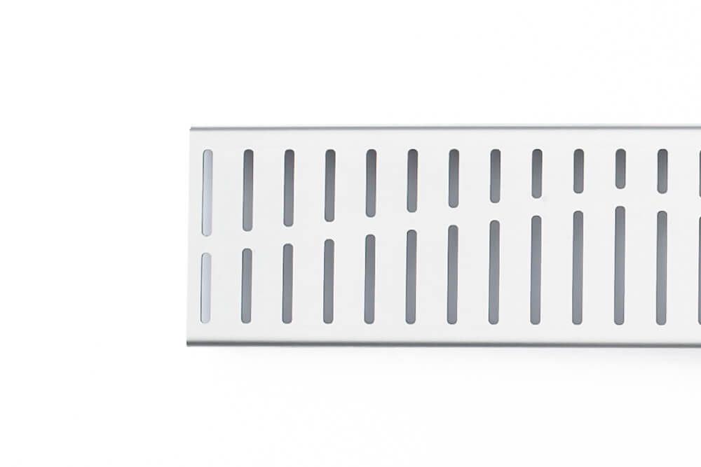 GRATES2GO FLOW PATTERN GRATE AND CHANNEL STAINLESS STEEL 1000MM (CUSTOM AVAILABLE)