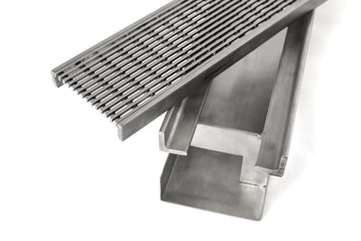 GRATES2GO THRESHOLD CHANNEL STAINLESS STEEL SILVER (CUSTOM AVAILABLE)