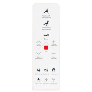QUOSS SMART ELECTRONIC BIDET WITH REMOTE CONTROL GLOSS WHITE
