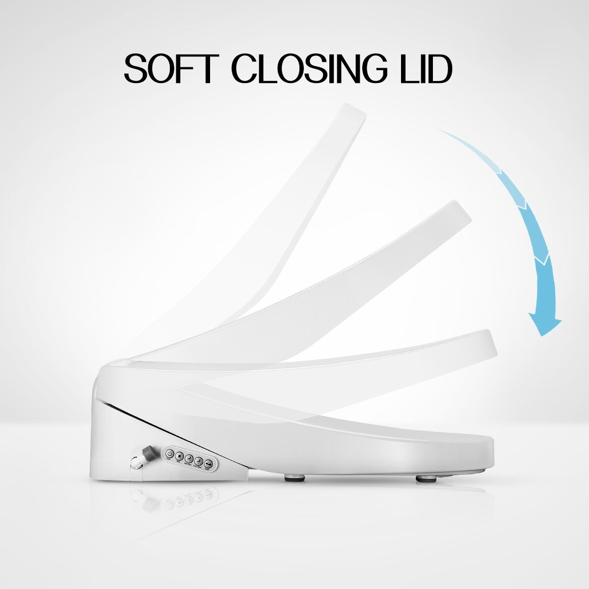 QUOSS SMART ELECTRONIC BIDET / WASHLET WITH REMOTE CONTROL GLOSS WHITE