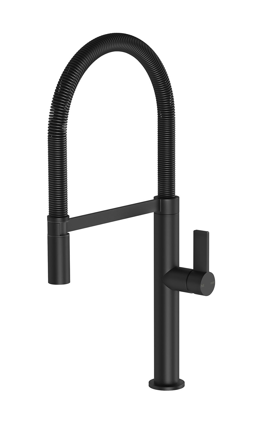 PHOENIX PRIZE FLEXIBLE COIL SINK MIXER 496MM MATTE BLACK