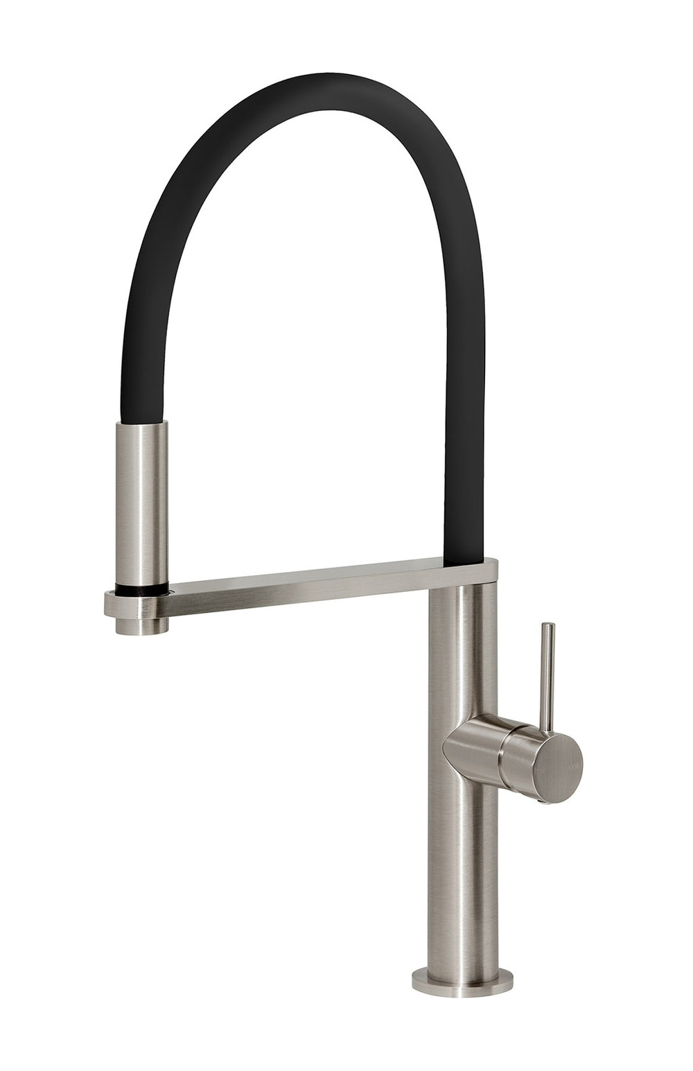 PHOENIX BLIX FLEXIBLE HOSE SINK MIXER 447MM BRUSHED NICKEL