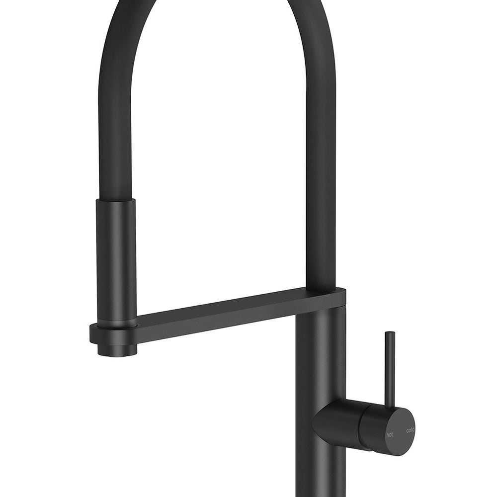 PHOENIX BLIX FLEXIBLE HOSE LEAD FREE SINK MIXER 447MM MATTE BLACK